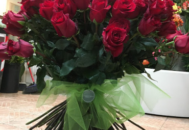 Bouquet di 50 rose rosse