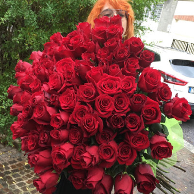 100 rose rosse