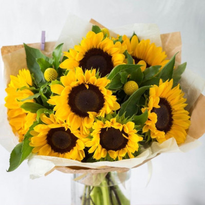 Bouquet di girasoli